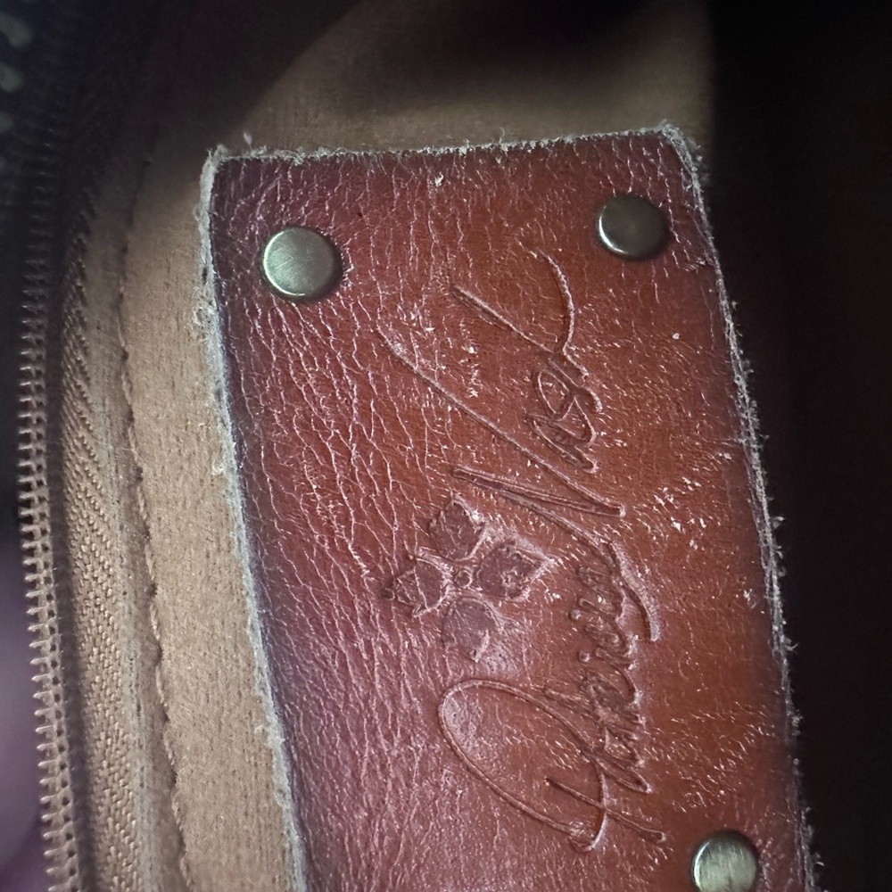 Patricia Nash Vintage London Cowhide leather saddle bag - Picture 16 of 16
